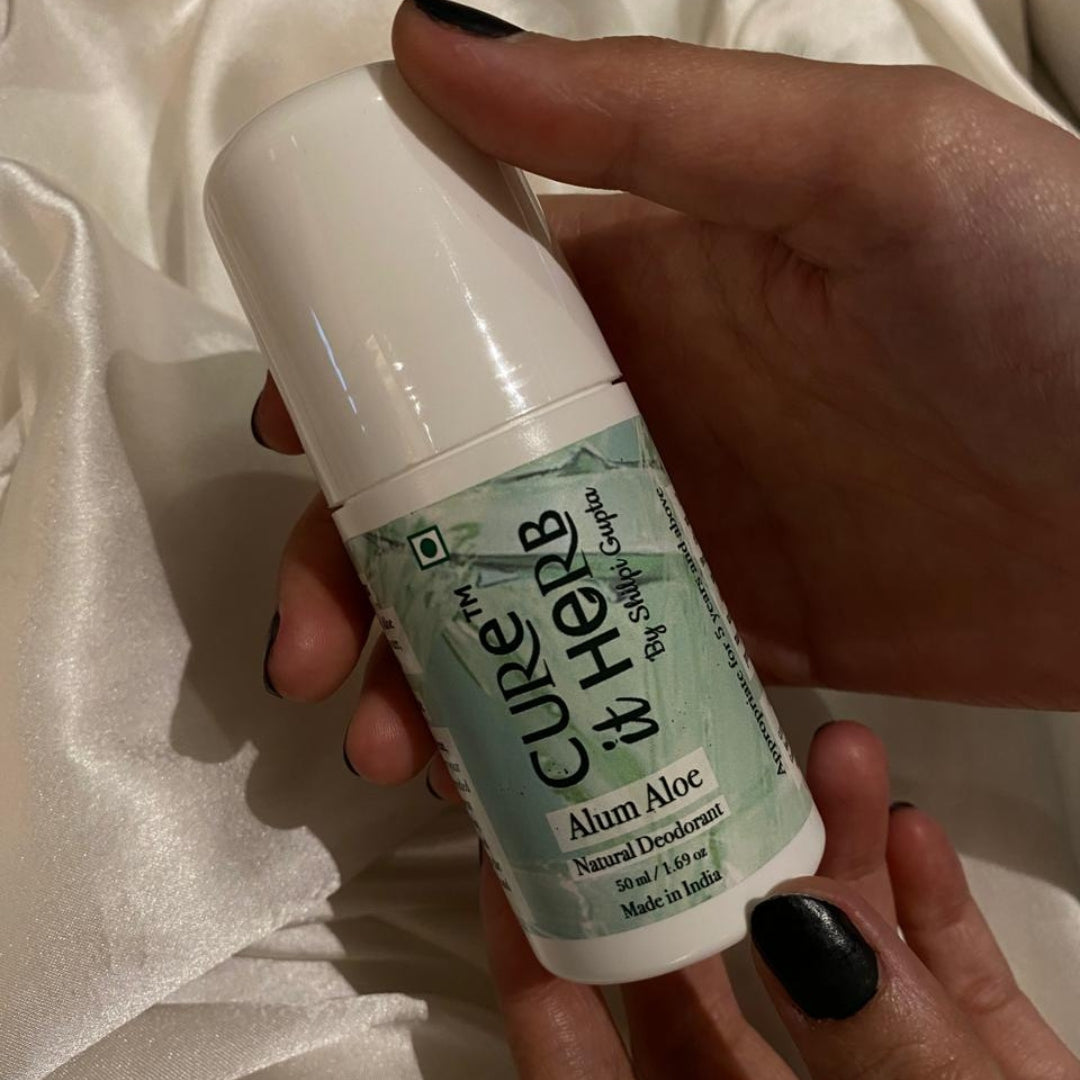 Alum Infused Roll-On Stick - Aloe Vera