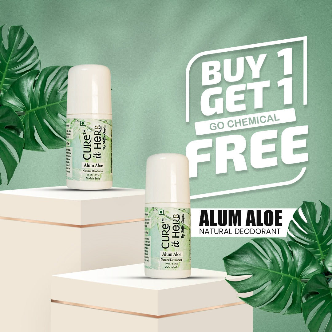 Alum Infused Roll-On Stick - Aloe Vera