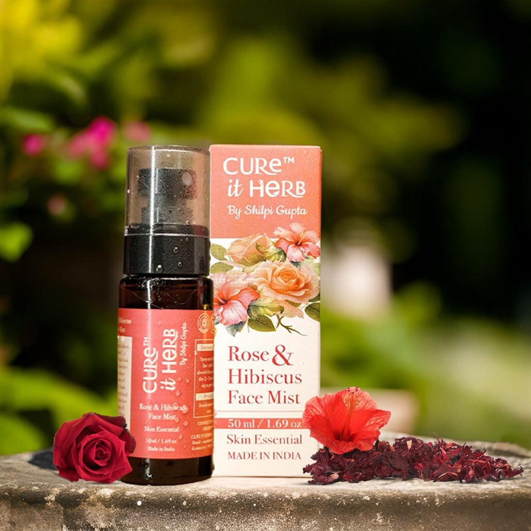 Rose Hibiscus Face Mist - Cure It Herb