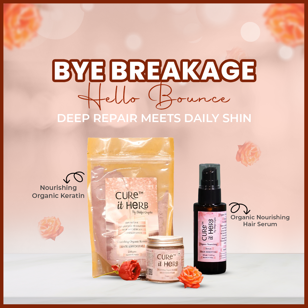 Bounce & Repair Combo – Keratin + Hair Serum
