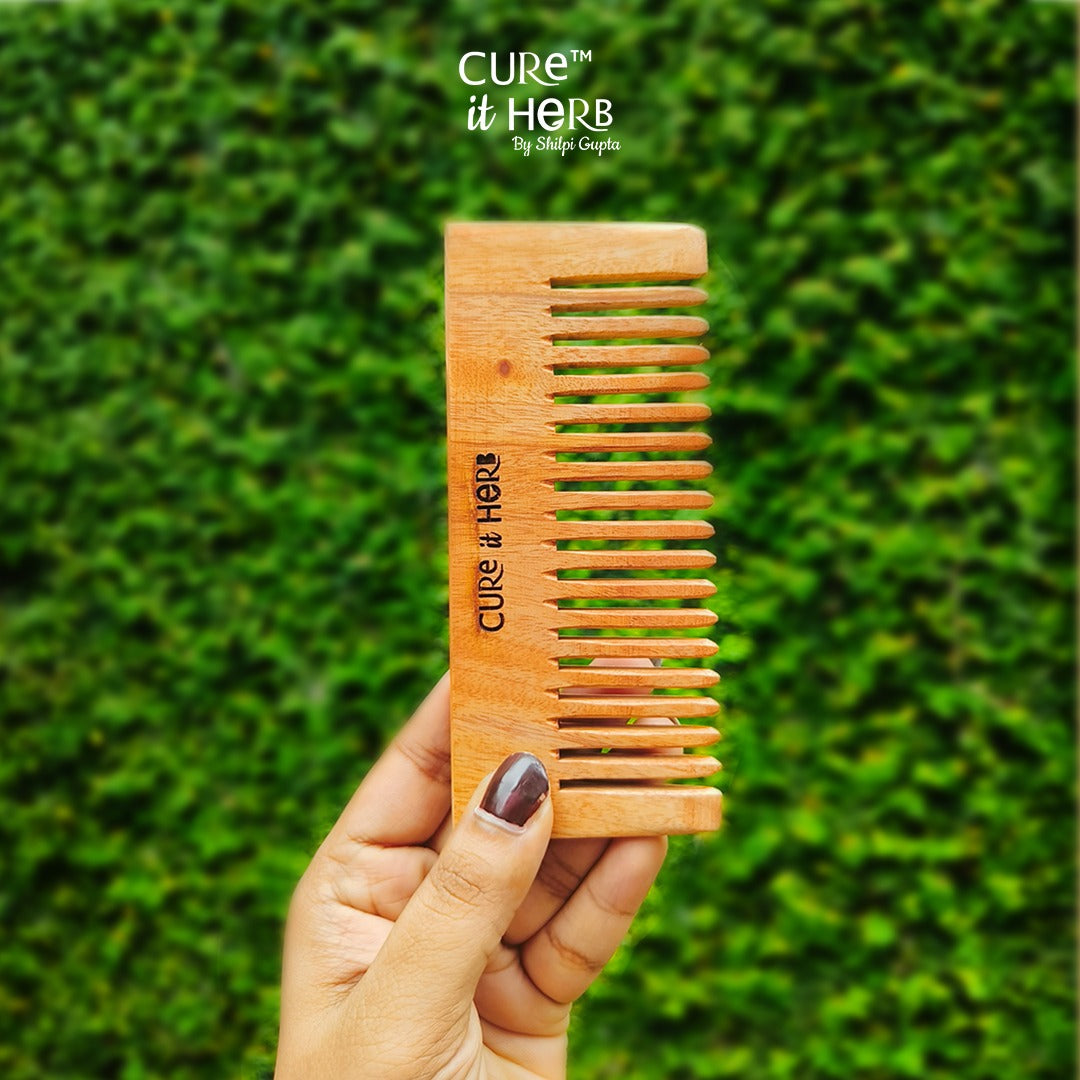 Neem Wood Comb – Cure It Herb