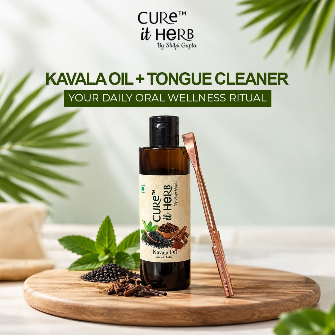 Kavala Oil + Tougue Cleaner Combo