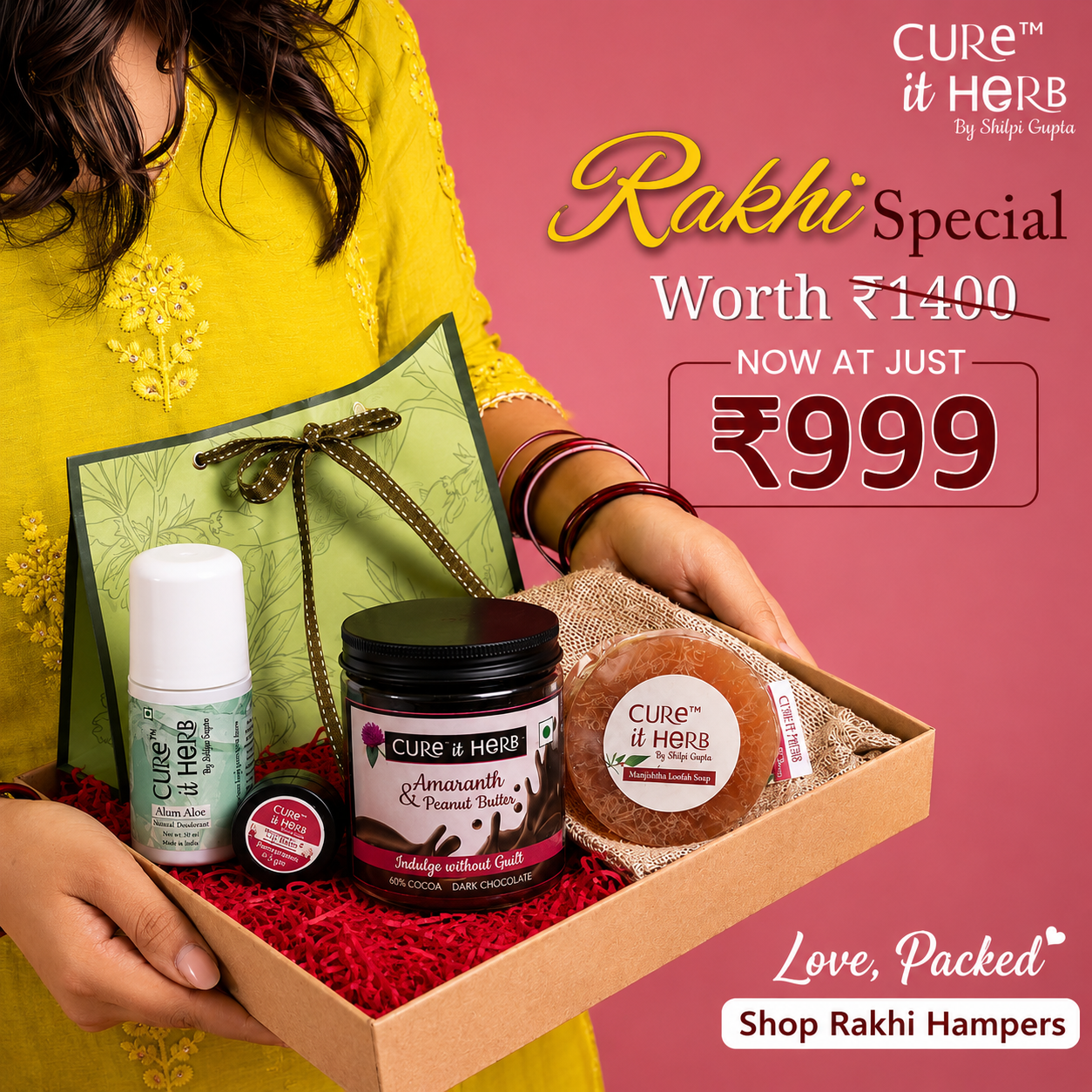 Rakhi Special Hamper – Chocolate & Self-Care Gift Set